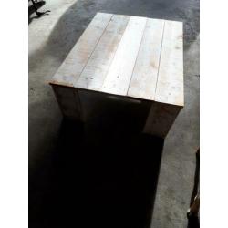Salontafel hout whitewash