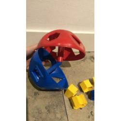 Tupperware Toy vormenstoof 7 vormpjes gekleurd