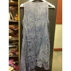 Blauw zomer tuniek, maat; s