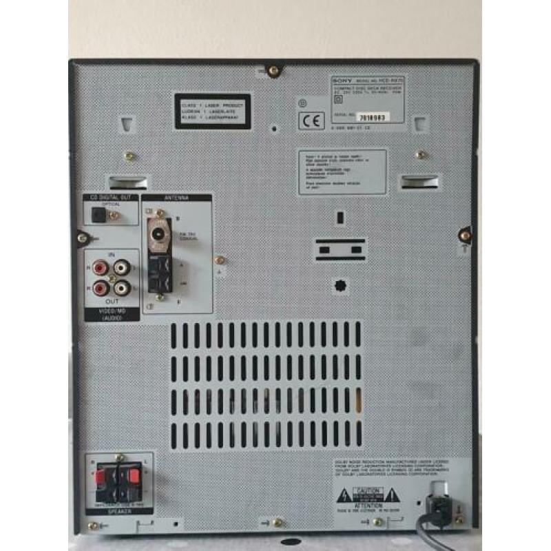 Sony HCD RX70 Stereo set inclusief boxen