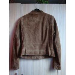 Maat 36. Brique bruin DONNA D jasje