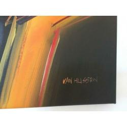 A160 Nancy van Hussen - Mooi abstract schilderij