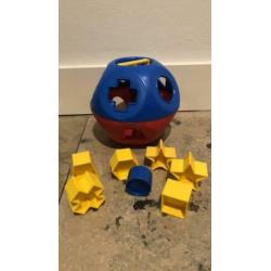 Tupperware Toy vormenstoof 7 vormpjes gekleurd