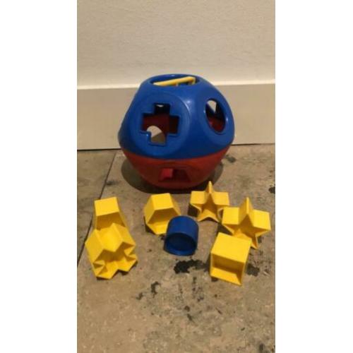 Tupperware Toy vormenstoof 7 vormpjes gekleurd