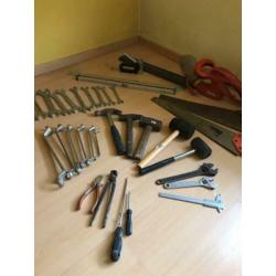 gereedschap en werkmateriaal - alles in één koop -