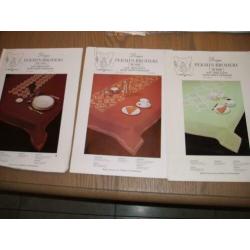 boeken Telpatroon permin tafelloper tafellaken 2.50 euro per