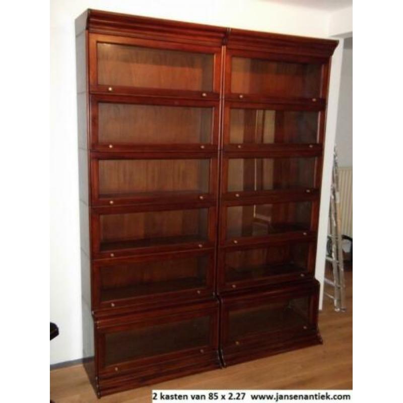 Bureau buro chesterfield mahonie noten teak nu v.a. €454,55