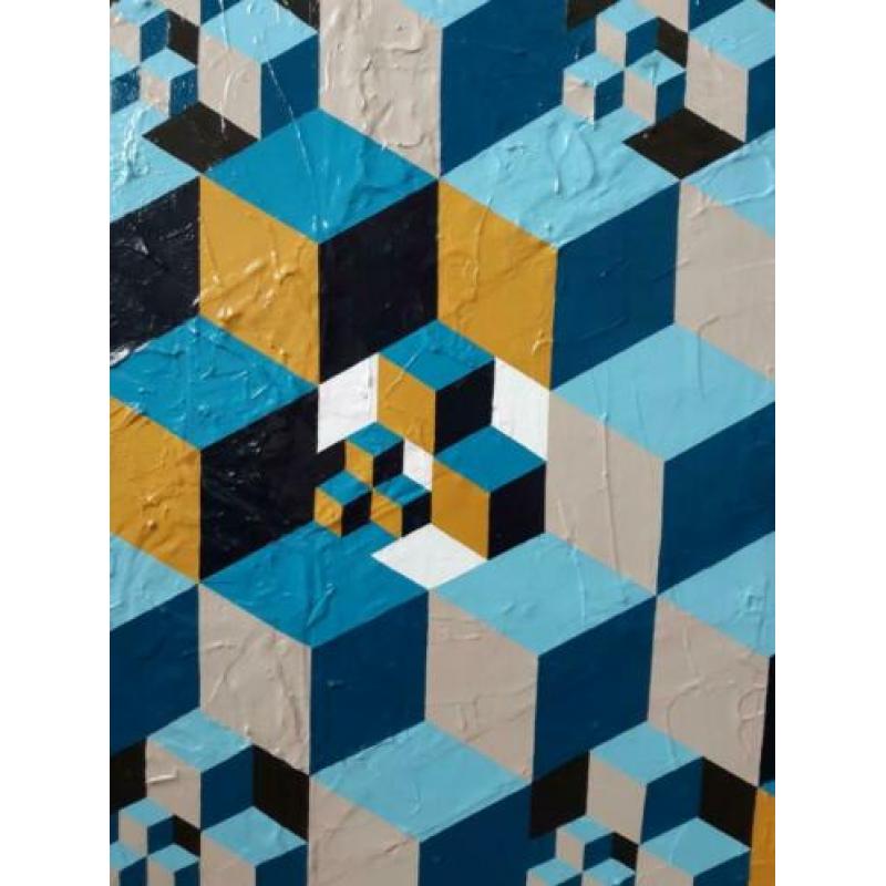 Acryl schilderij nieuw