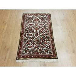 Vintage handgeknoopt perzisch tapijt Hamadan 130x77