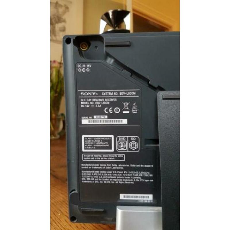 Sony Blu-Ray HBD-L800M Home cinema 2.1
