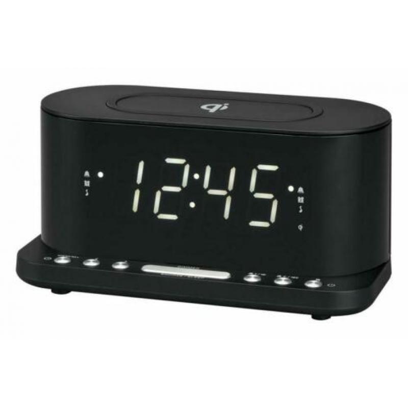 Nieuwe Denver CRQ-110 wekker radio met wireless oplader