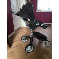 Stokke Xplory2 in 1, met Lodger wrapper en Lodger shelter