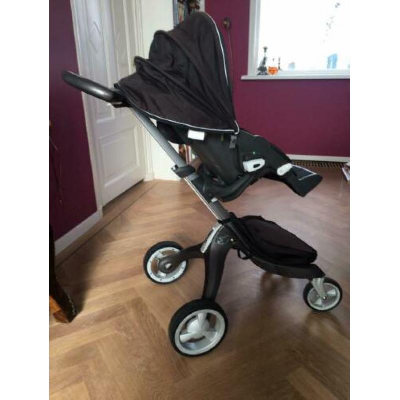 Stokke Xplory2 in 1, met Lodger wrapper en Lodger shelter