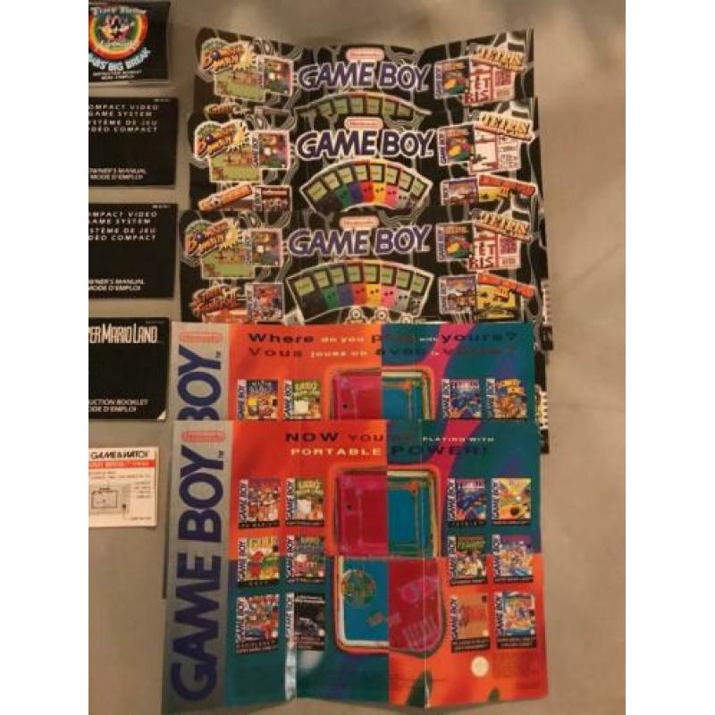 Diverse Gameboy handleidingen, boekjes en flyers