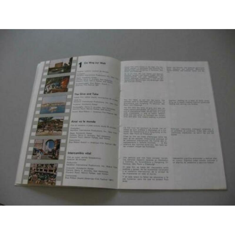 VW 123 Volkswagen Film-catalogus 24 bladzijden