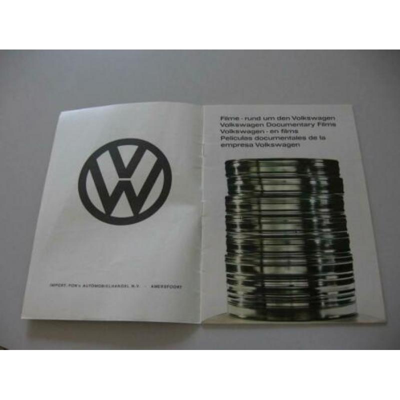 VW 123 Volkswagen Film-catalogus 24 bladzijden