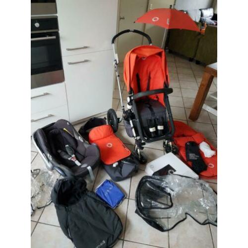 Bugaboo Cameleon te koop! Oranje en ook zwarte bekleding.
