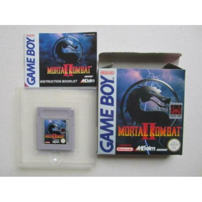 Mortal Kombat 2 of 4 Nintendo Gameboy Game Boy (Color)