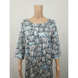 La Fee Maraboutee blauw witte jurk maat 40 nieuw