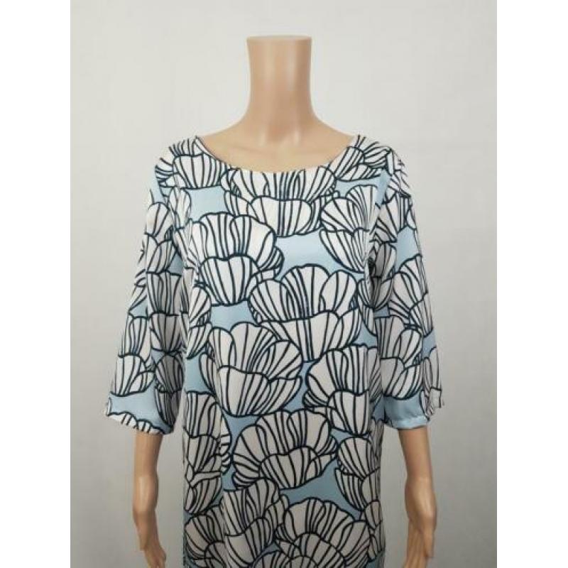 La Fee Maraboutee blauw witte jurk maat 40 nieuw