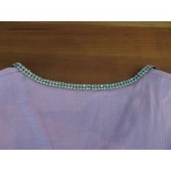 ZUCCHERO roze top met Swarovski stenen
