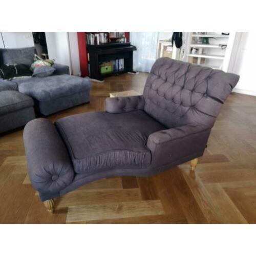 Bruine klassieke luxe chaise longues