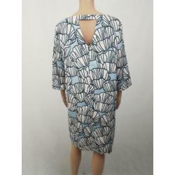 La Fee Maraboutee blauw witte jurk maat 40 nieuw