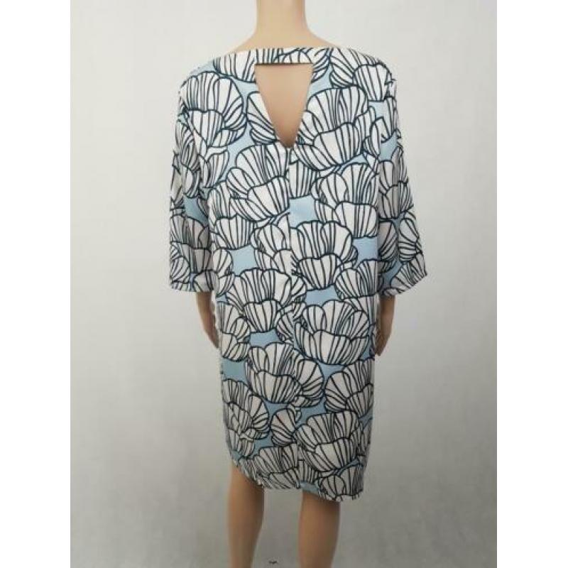 La Fee Maraboutee blauw witte jurk maat 40 nieuw