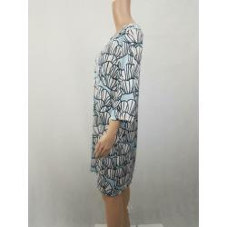 La Fee Maraboutee blauw witte jurk maat 40 nieuw