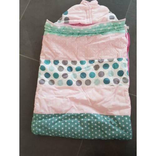 Maxi-cosi hoes meisje roze lekker warm!