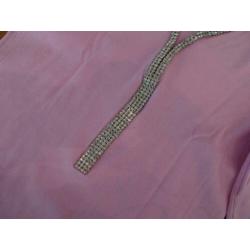 ZUCCHERO roze top met Swarovski stenen