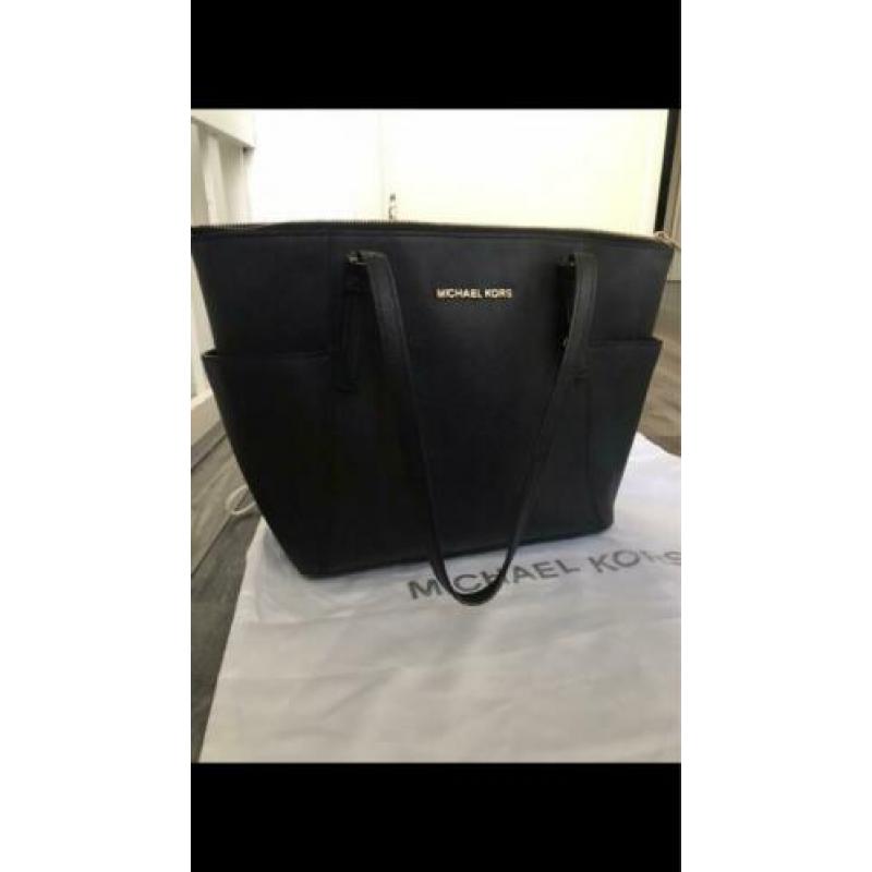 Michael Kors Jet Set Travel Tas - Zwart Nieuw