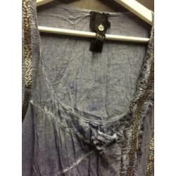 Blauw zomer tuniek, maat; s