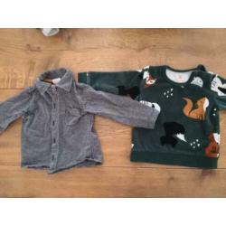 Pakket tweeling kleding maat 74