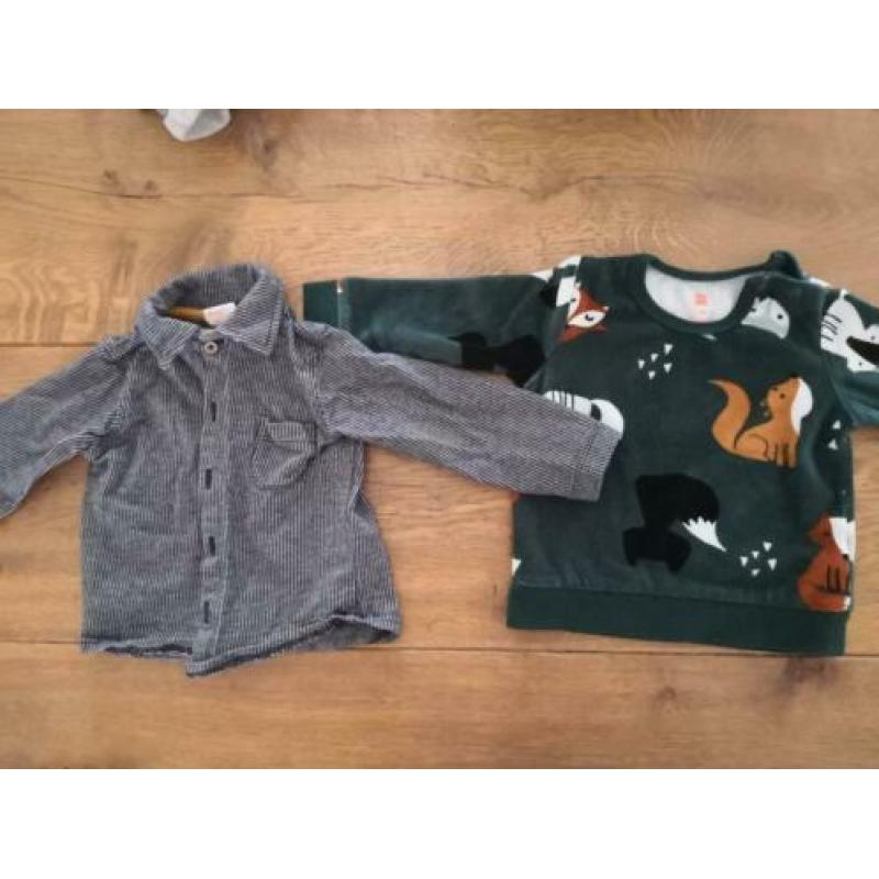 Pakket tweeling kleding maat 74