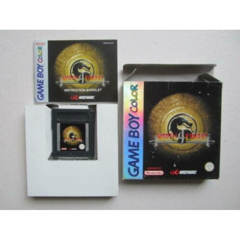 Mortal Kombat 2 of 4 Nintendo Gameboy Game Boy (Color)