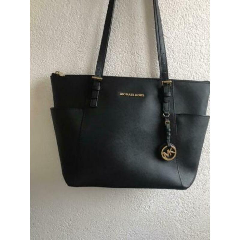 Michael Kors Jet Set Travel Tas - Zwart Nieuw