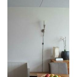 Hanglamp en wandlampjes met schakelaar