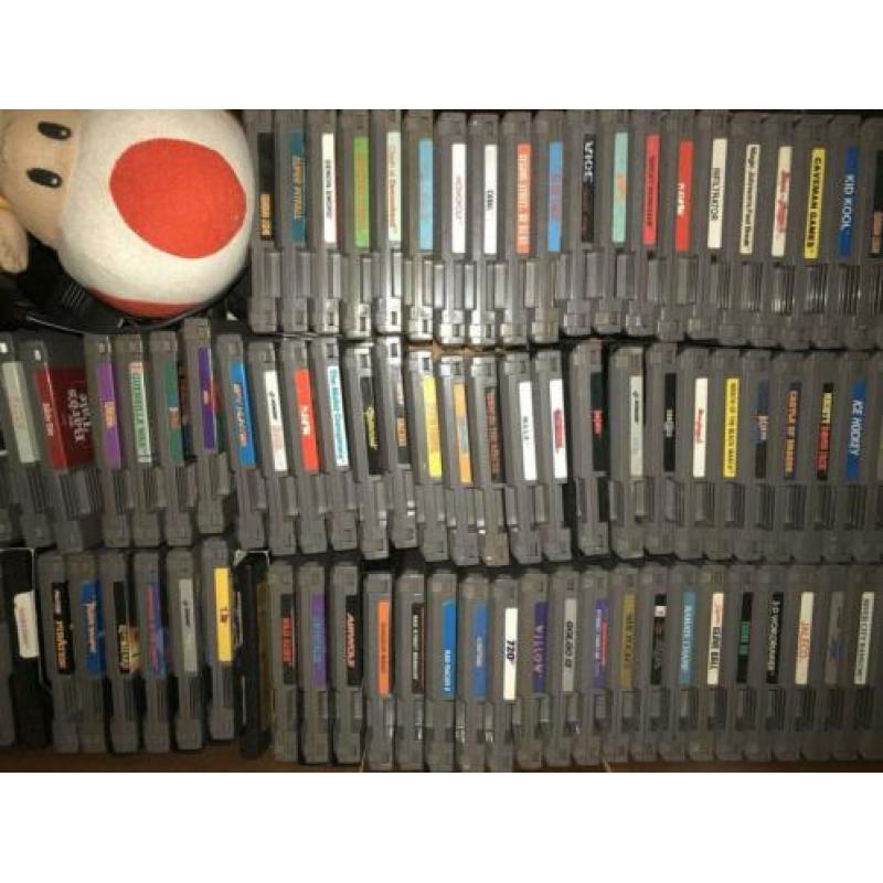 Nintendo 8 bit met spellen 253 stuks