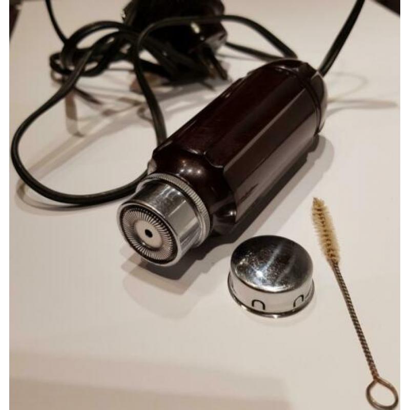 Philips Philishave Scheerapparaat Bakeliet Bruin