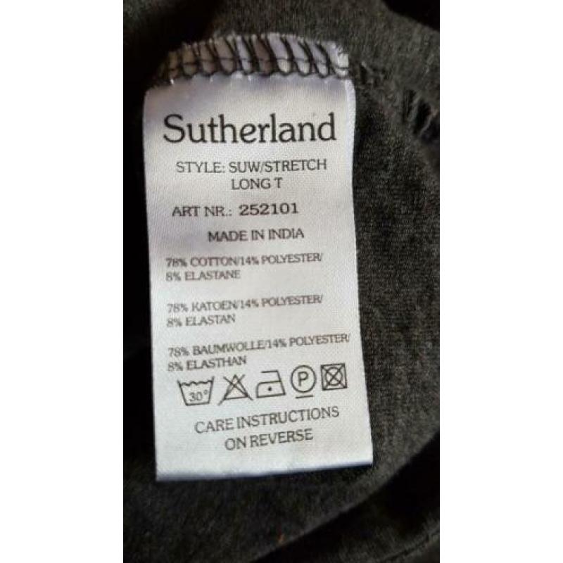 Sutherland, nieuw antrciet grijs stretch jurkje, mt M