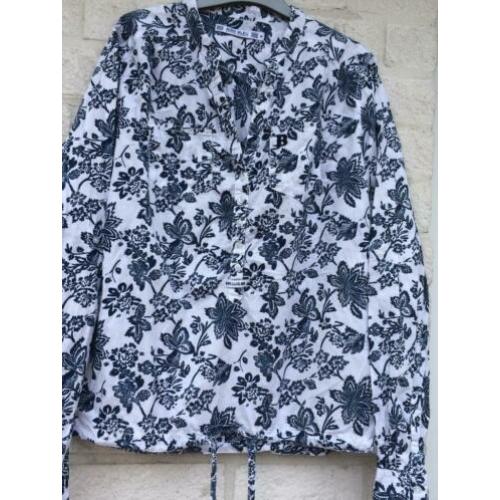 Bien Bleu blouse van katoen, maat - M