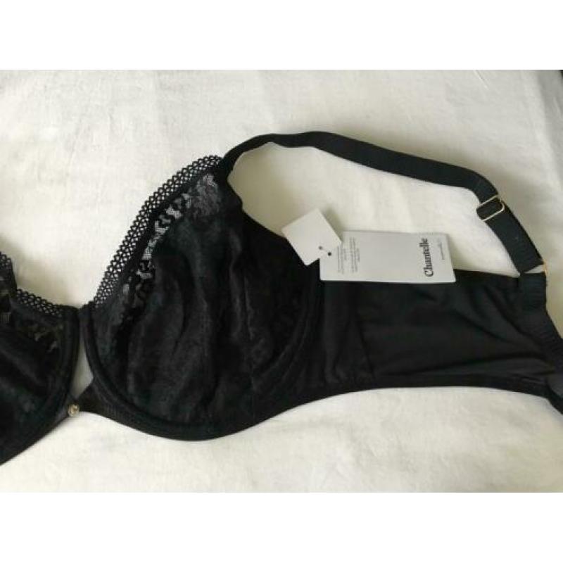 Nieuw CHANTELLE 85G comfort beugel BH kant SPIRIT zwart G 85