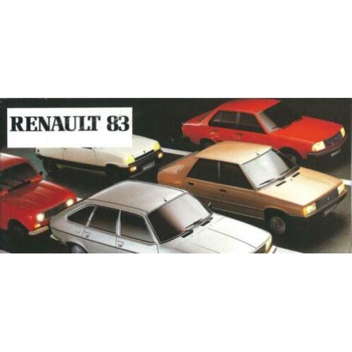 Renault programmafoldertje 1983