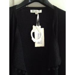 Millenium tu zwart vest / viscose vestje m / 38 - 40 nieuw