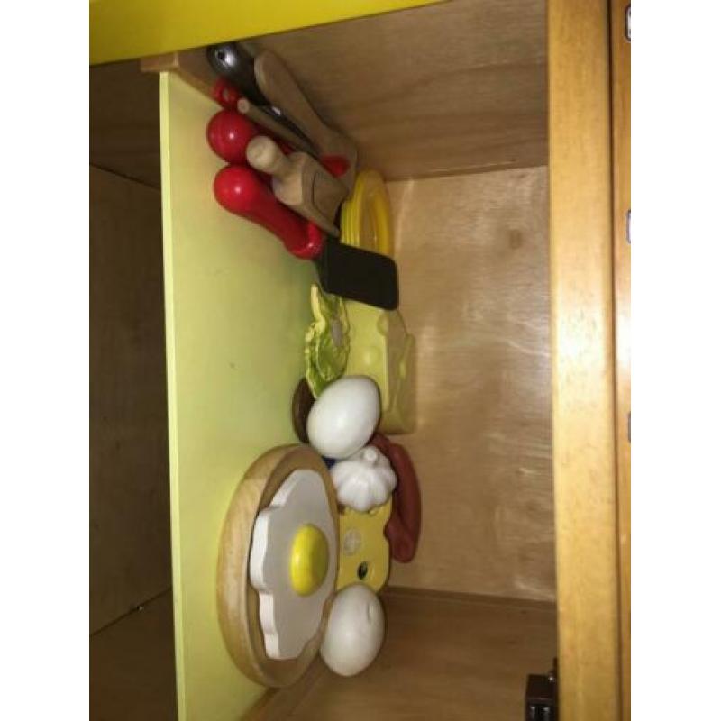 Houten speelgoed fornuis/oven
