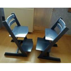 Stokke Trip Trap stoelen, 2 stuks, donkerblauw, prijs p/st.