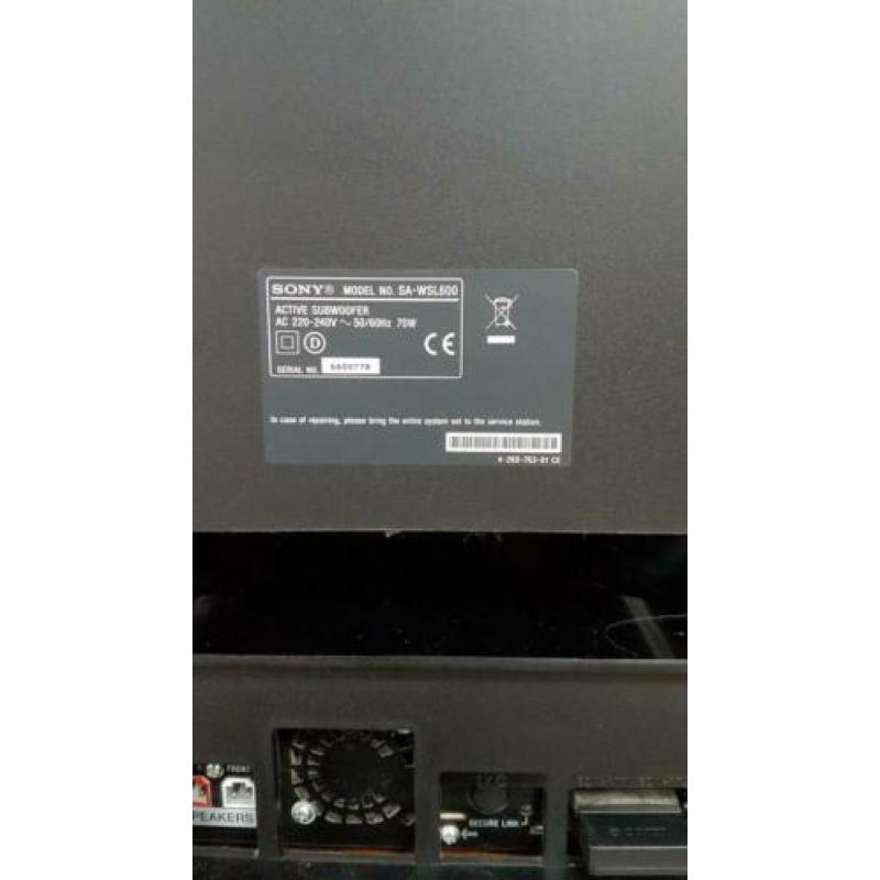 Sony Blu-Ray HBD-L800M Home cinema 2.1