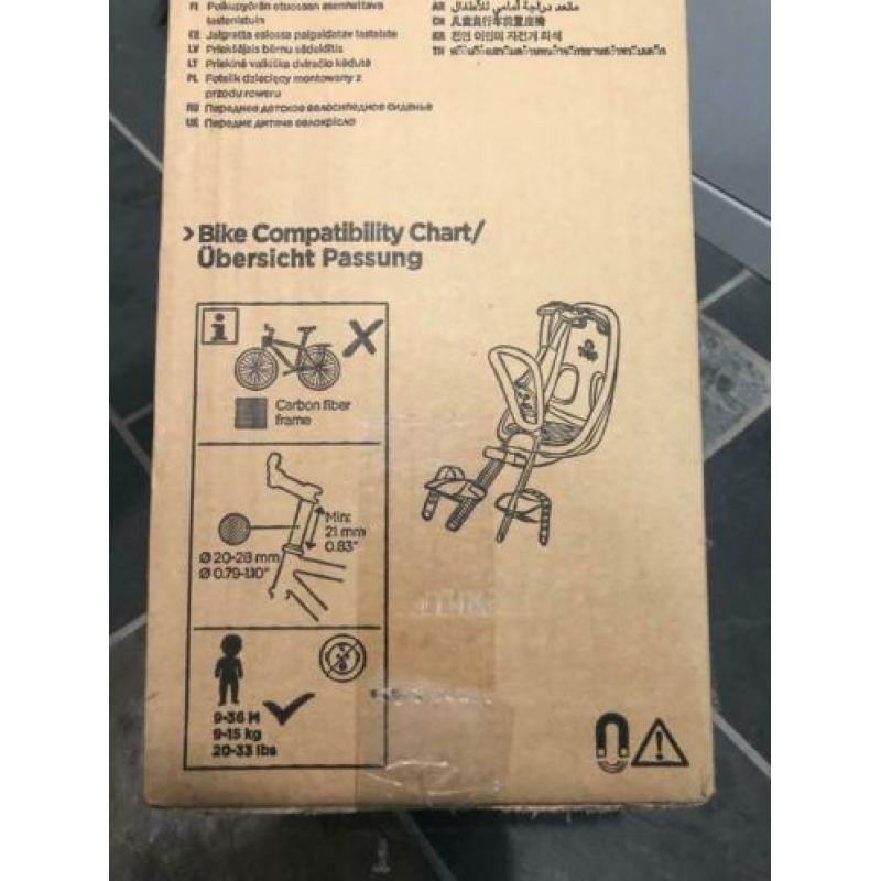Fietsstoeltje (voor) plus accessoires
