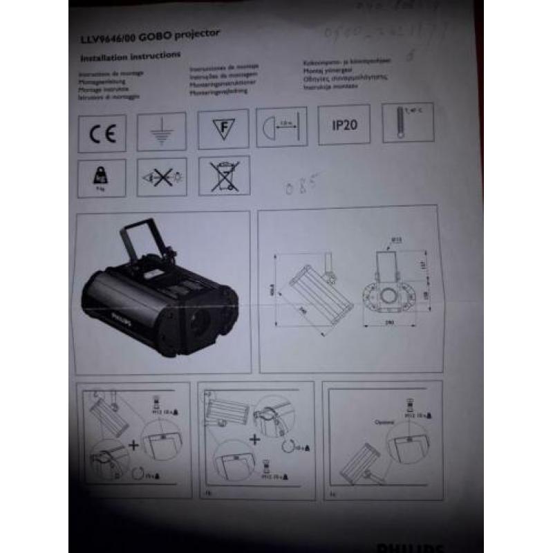Nieuwe philips projector type LLV9646/00